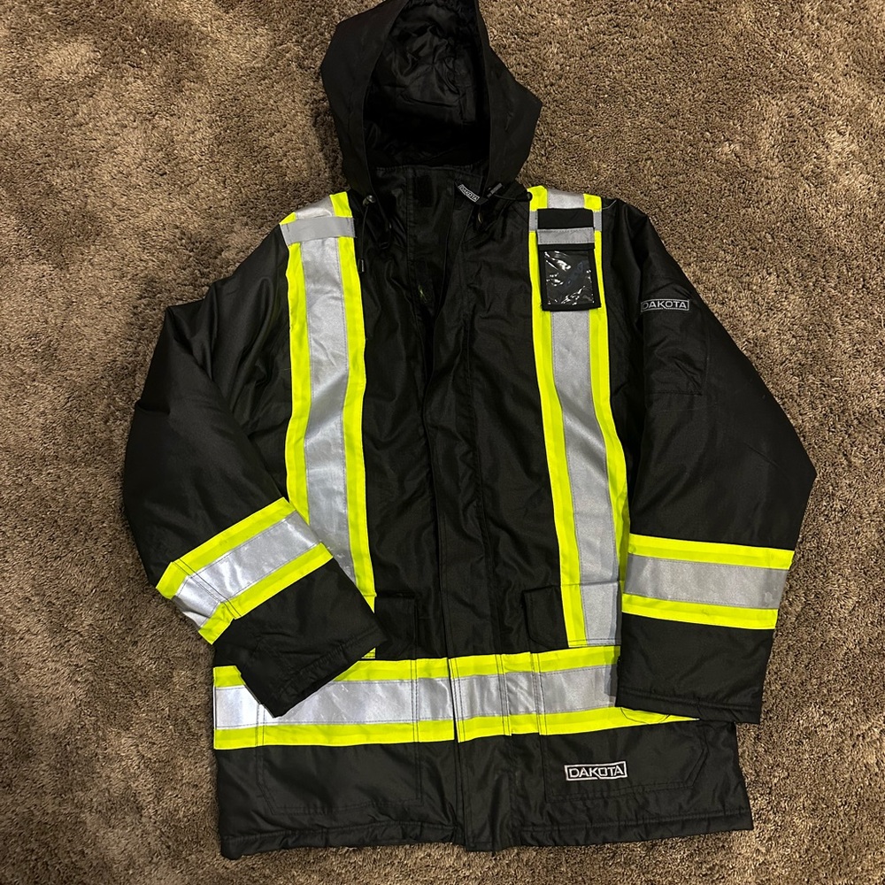 Dakota Hi-Vis HD3 T-max lined jacket and cargo overall